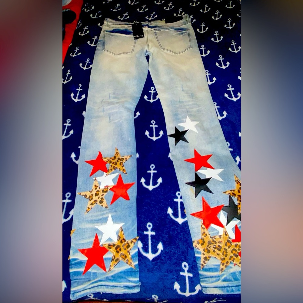 Skinny style denim jeans size 36X34